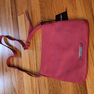 NWT Cole Haan Crossbody Raspberry retails $178